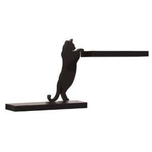 Melannco Cat Double Shelf, Black
