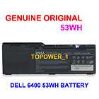 new GENUINE 53W Battery for dell 6400 GD761 UD265 KD476