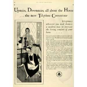   Maid Household Family Service Apron Home   Original Print Ad Home