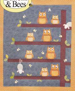 Buttons & Bees Quilt Sewing Pattern   Night Owl  
