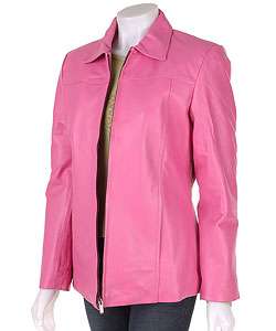 Marc Mattis Pink Leather Jacket  