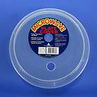 TUPPERWARE Microwave Round Plate Cover Splatter Guard Vented Sheer 