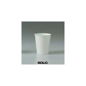  Solo White Poly Paper Hot Cup   10 oz.   Case of 1000 