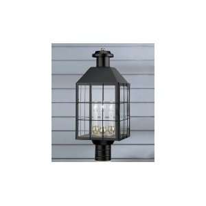  Norwell 1056 BR SE American Hertitage 3 Light Outdoor Post Lamp 