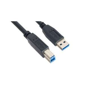 15 USB 3.0, A Male to B Male, Black, by Alphatechnow 