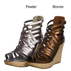 Coconuts Womens Silverlake Wedge Sandals  
