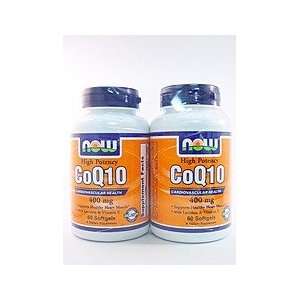  CoQ10 400 mg TwinPack   60 & 60   Softgel Health 