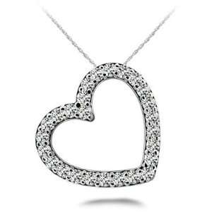   Heart Pendant, 1.04 ct. (Color HI, Clarity SI2) Anjolee Jewelry