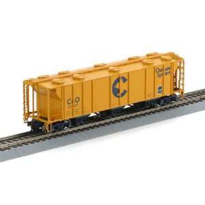  HO RTR PS 2 2893 Covered Hopper, Chessie/C&O #2 ATH89002 