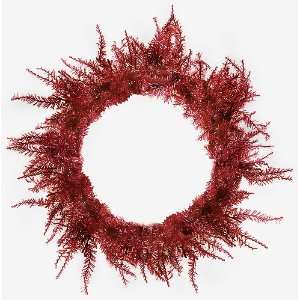 New   Whimsical Red Laser Tinsel Christmas Wreath 24 by Gordon 