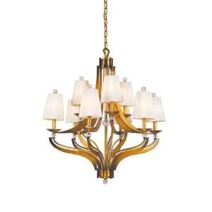 Authenticity Lighting 10 0003 09 05 Alta Gold 9 Light Chandeliers in 