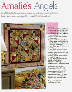   Star Quilts Primative Country Designs Quilting Pattern Book NEW  