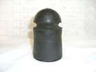 Vintage Continental Rubber Works Erie, PA Black Rubber Insulator w 