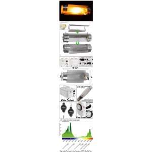  400 Watt HPS Grow Light Switchable Ballast Cool Tube Kit 