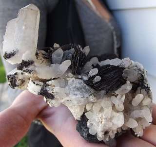 Beautiful Hematite on Quartz, China  