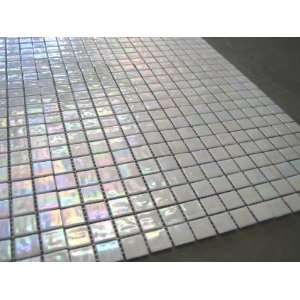  20R12 Iridescent Glass Mosaic Tile