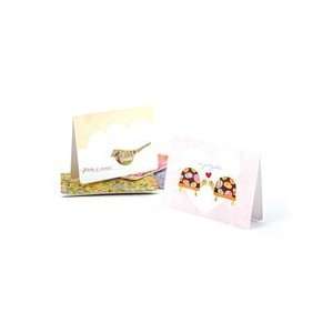   Cards & Envelopes 3.5x2.5 8/Pkg 4 Designs/2 Each
