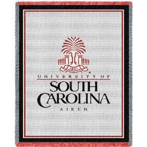 University of South Carolina Aiken Jacquard Woven Throw   69 x 48 