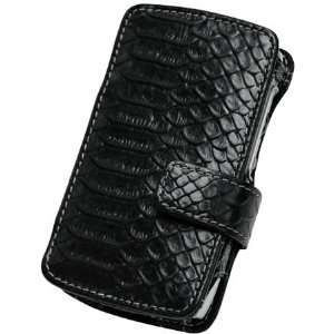   Snakeskin Pattern Leather Book Style Case for Motorola Q Electronics