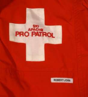 This is a professional Apache Ski Patrol coat made by Robert John.