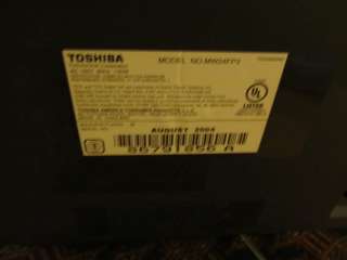 TOSHIBA 24 TV/DVD/VCR COMBO MODEL MW24FP3 & REMOTE FLAT SCREEN CRT 