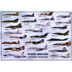  Modern Warplanes   Poster (38.5x26.75)