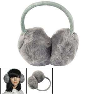 Lady Headware Gray Faux Fur Winter Ear Cover Earmuffs  