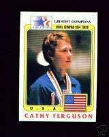 100) 1983 OLYMPIC CATHY FERGUSON SWIMMING CARDS #75  
