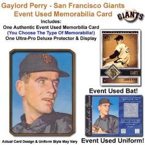  San Francisco Giants Gaylord Perry Event Used Memorabilia 