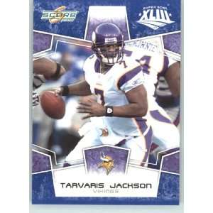  Limited Edition Super Bowl XLIII Blue Border # 171 Tarvaris Jackson 