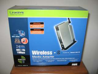 Linksys WMA11B Wireless Digital Media Player W/Remote  
