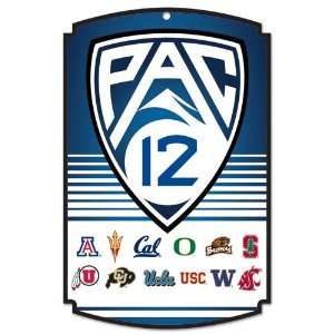  Pac 12 11 x 17 Wood Sign