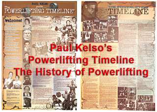 POWERLIFTING TIMELINE by Paul Kelso available at CRAINS  