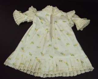 Wonderful Cotton Bebe Jumeau French Doll dress 19 20  