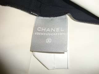 100% AUTHENTIC CHANEL CC logo black mini skirt XS S  
