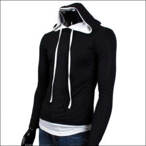   hoodie shirts Casual Slim fit korea style B12 48 076783016996  