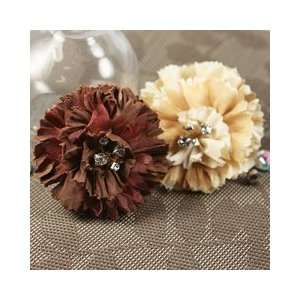     Fabric Flower Embellishments   Latte Arts, Crafts & Sewing