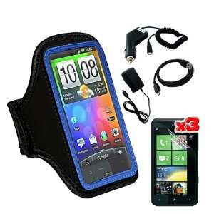   Blue Sports Armband for HTC Titan Windows Phone Cell Phones