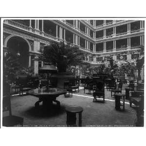   Court,Palace Hotel,San Francisco,California,CA,c1904