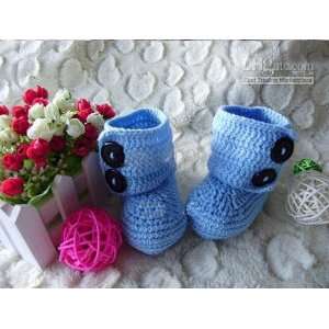  classic crochet baby booties first walker shoes wool yarn 