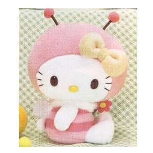   Bee Hello Kitty 5.5 Plush Doll From Japan (Yellow Bow) Toys & Games
