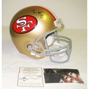   San Francisco 49ers Throwback Full Size Deluxe Replica Helmet wi