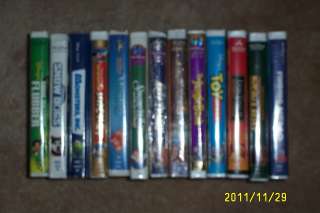   VHS MOVIE BUNDLE TOY STORY MICKEY SNOW WHITE JUNGLE BOOK LION KING II