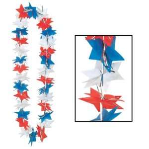  Patriotic Star Party Lei Case Pack 120 