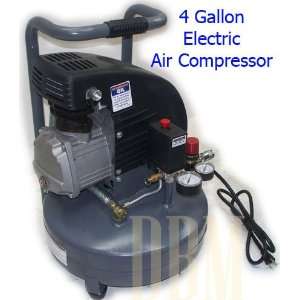  Portable 4 Gallon Electric Air Compressor 2 HP