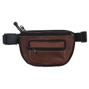 Concealed Carry Fanny Pack BUFFALO LEATHER Brown  Sports 