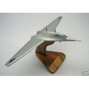  Corax Stealth UAV UK Unmanned Spaceship Wood Model 