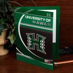 NCAA Hawaii Warriors Team Portfolio Folder  Sports 