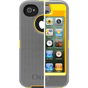  Otter Box iPhone 4 / 4S Case  Sun Yellow PC / Gunmetal 
