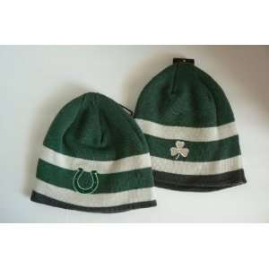  Reebok Indianapolis Colts St. Patricks Knit Hat One Size 